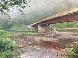 Image of Luke Sassani's painting, Big Pine Access.